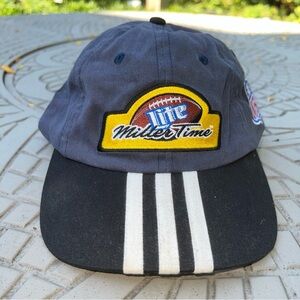 NFL Football Miller Lite Time Baseball Ball Cap Hat Stripes